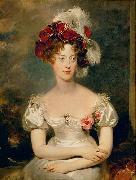 Sir Thomas Lawrence Portrait of Princess Caroline Ferdinande of Bourbon-Two Sicilies, Duchess of Berry. USA oil painting artist